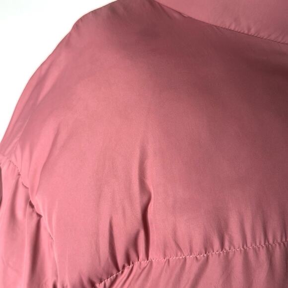 Fabletics Cherry Mocha Wander Cropped Puffer Jacket - Picture 10 of 10